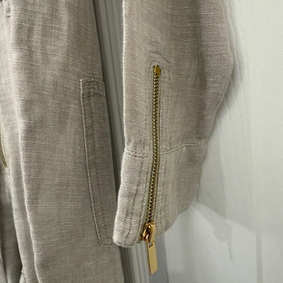 WeWoreWhat Beige Linen Jumpsuit - Picture 6 of 7